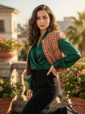 prompt seen Ana de Armas Identity Fusion gemini ai photo