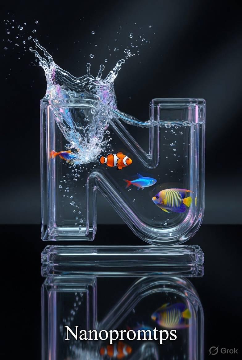 Aquarium Logo Splash Render
