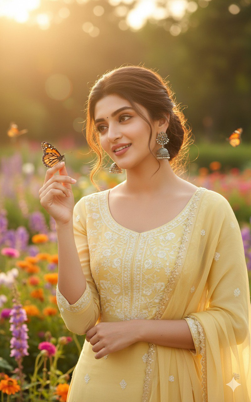 Butterfly Garden Portrait