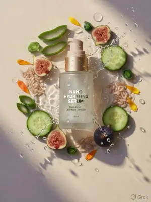 prompt seen Flat Lay Ingredients ai photo