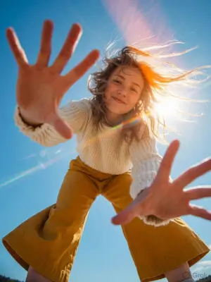 prompt seen Ground Perspective Lens Flare gemini ai photo
