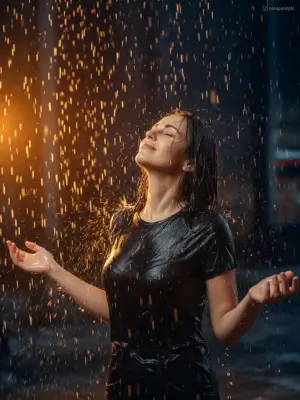 prompt seen Heavy Rain Cinematic Portrait gemini ai photo