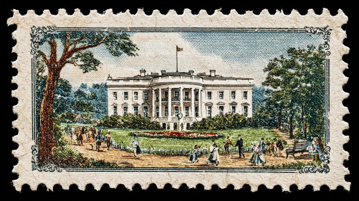 prompt seen Premium AI Prompt: A Vintage Postage Stamp Depicting Iconic gemini ai photo