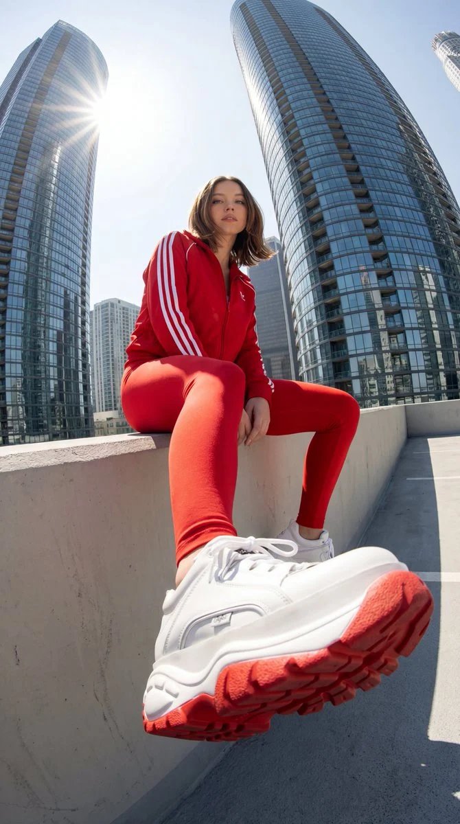 prompt seen Premium AI Prompt: Scene Description Location Urban Rooftop ai photo 2