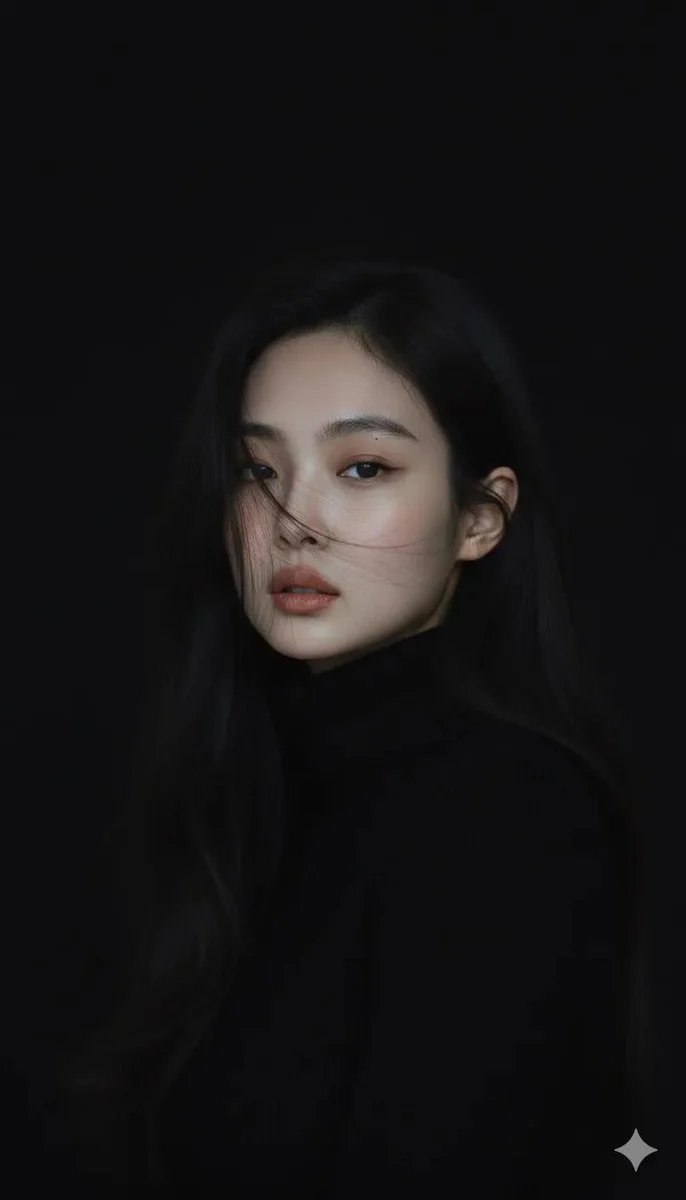 prompt seen Premium AI Prompt: Moody Cinematic Portrait Of A Young ai photo 2