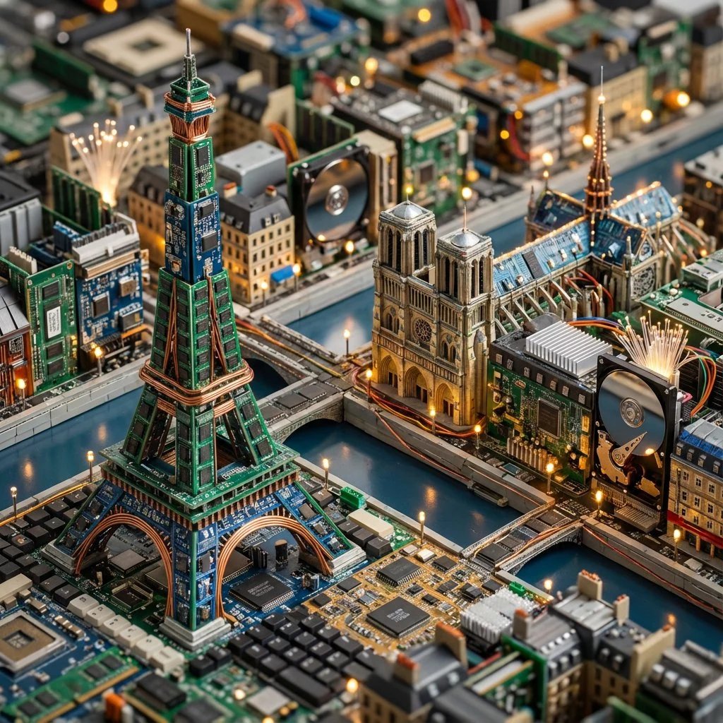 prompt seen Premium AI Prompt: Paris Anchor Location Material gemini ai photo