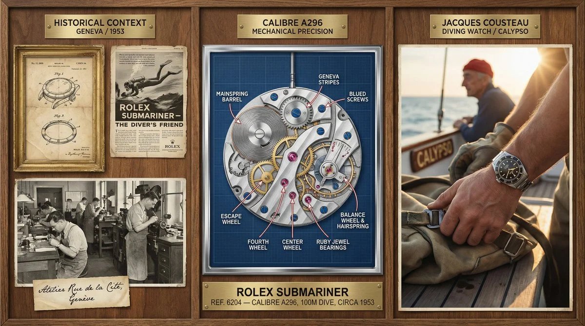 prompt seen Premium AI Prompt: A Master Watchmakers Documentation Board ai photo 3