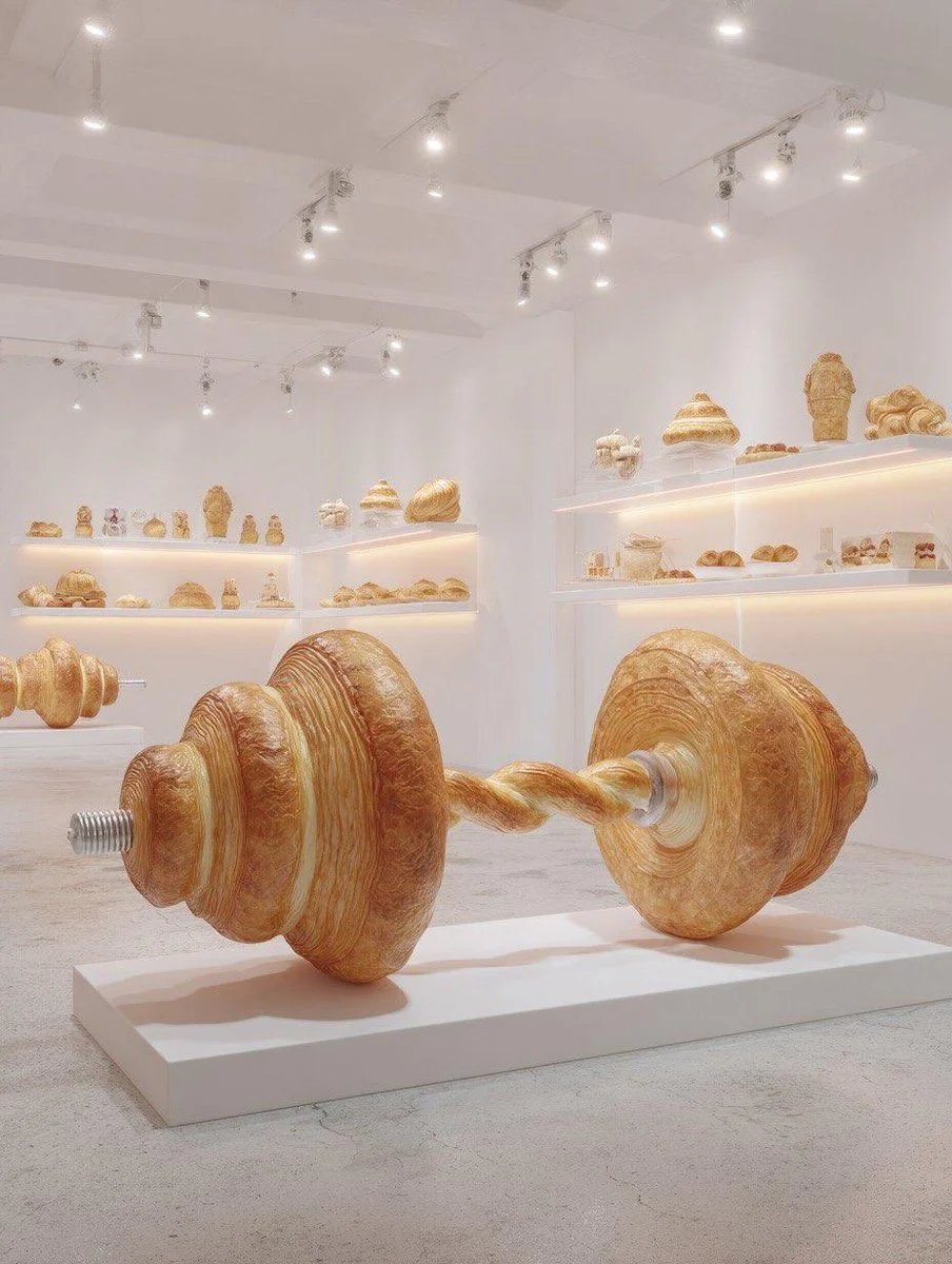 prompt seen Premium AI Prompt: Hyper-realistic Golden Flaky Croissant Pastry ai photo 2