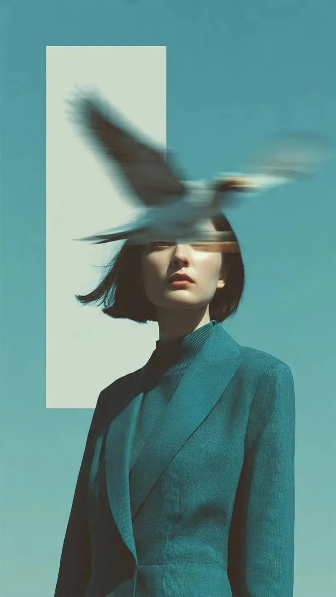 prompt seen Premium AI Prompt: Editorial Photography Woman Wearing ai photo 4