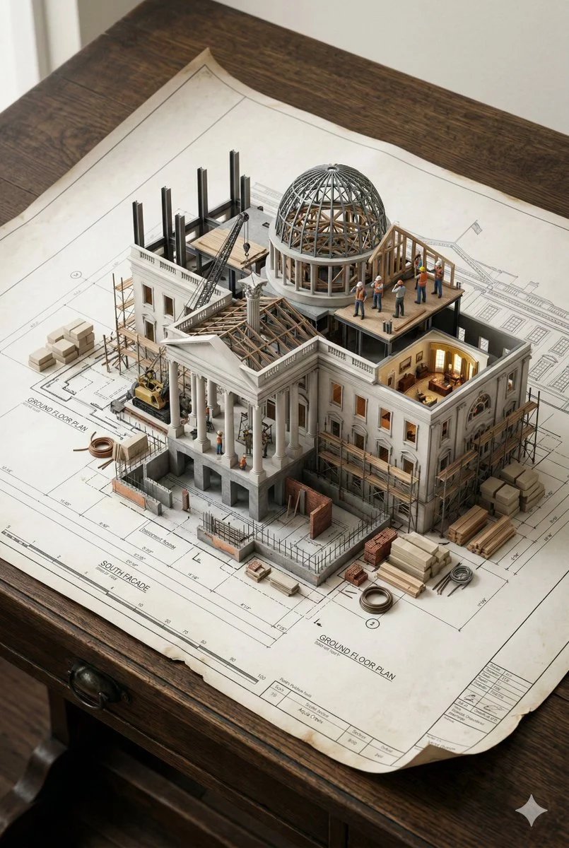 prompt seen Premium AI Prompt: An Architectural Blueprint Of Building Name Placed gemini ai photo