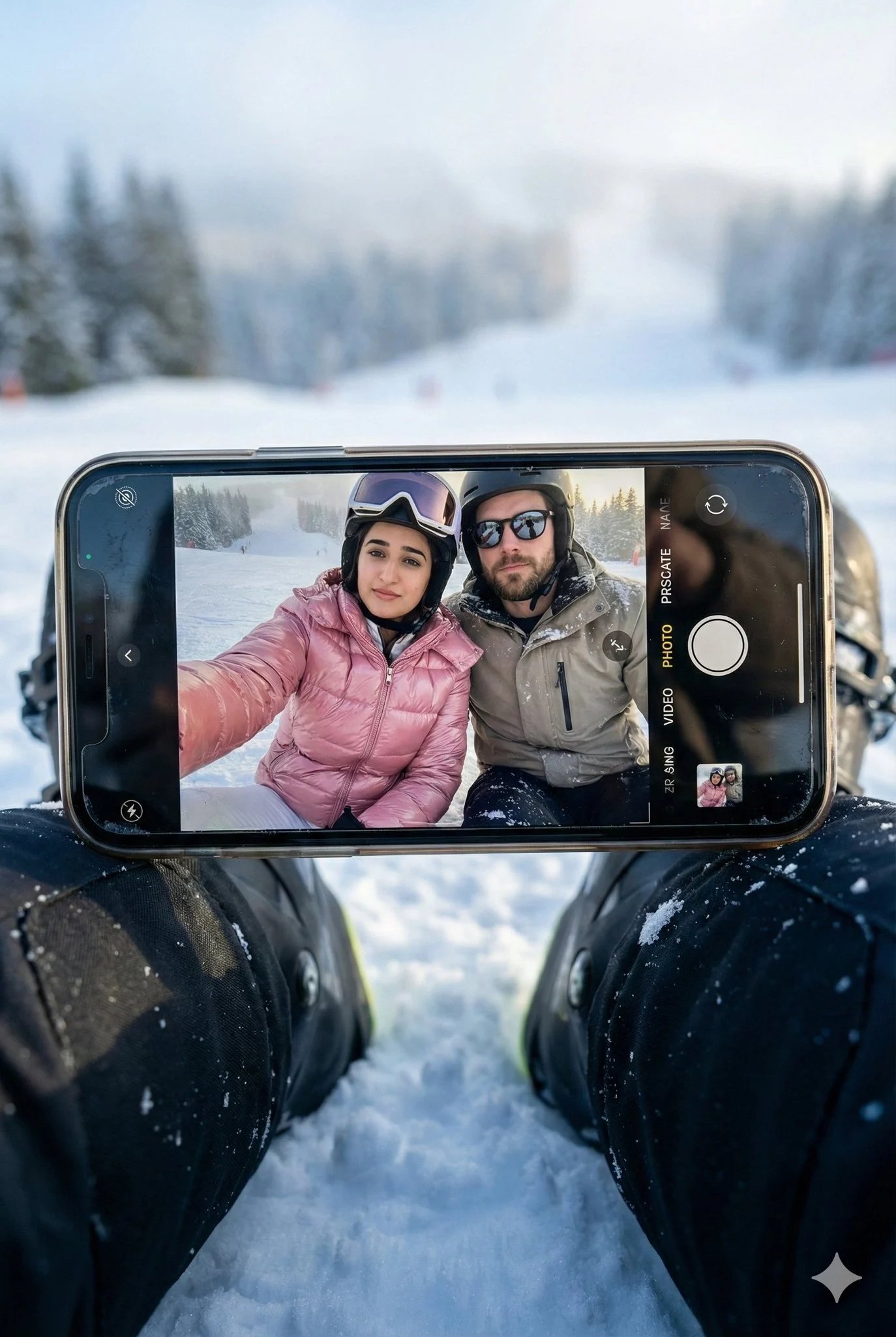 prompt seen Premium AI Prompt: Create A Hyper-realistic Winter Scene gemini ai photo