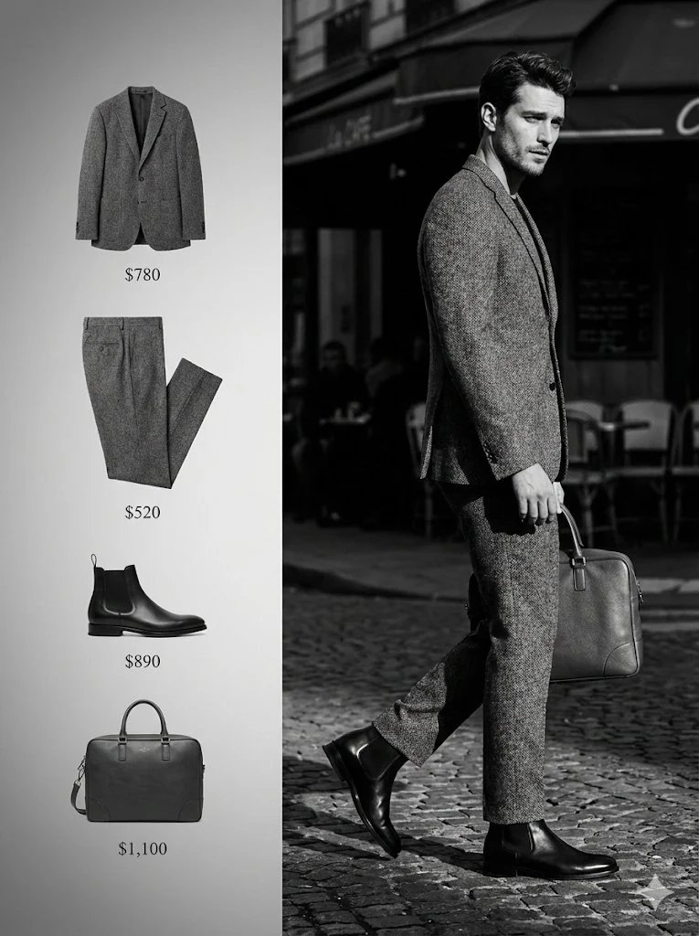 prompt seen Premium AI Prompt: A High-fashion Black And White Editorial ai photo 2