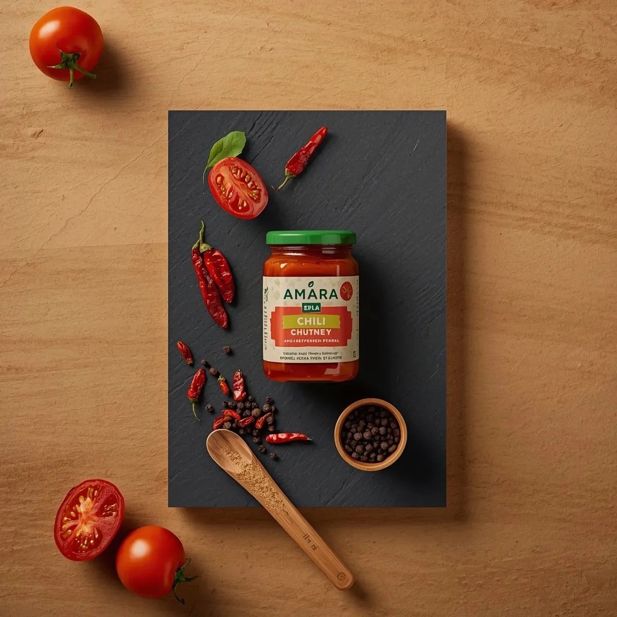 prompt seen Premium AI Prompt: Top-down Premium Food Photography ai photo 2