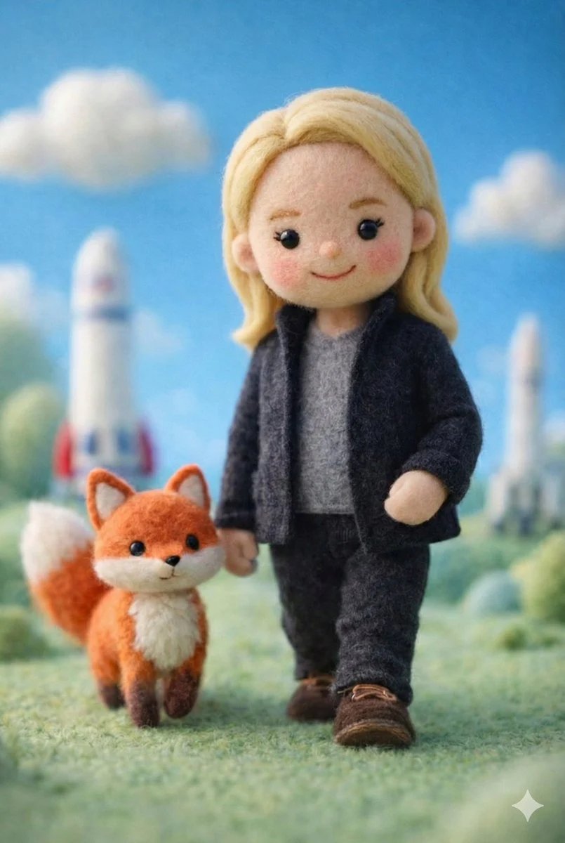 prompt seen Premium AI Prompt: A Handcrafted Felt Miniature Scene Featuring ai photo 3