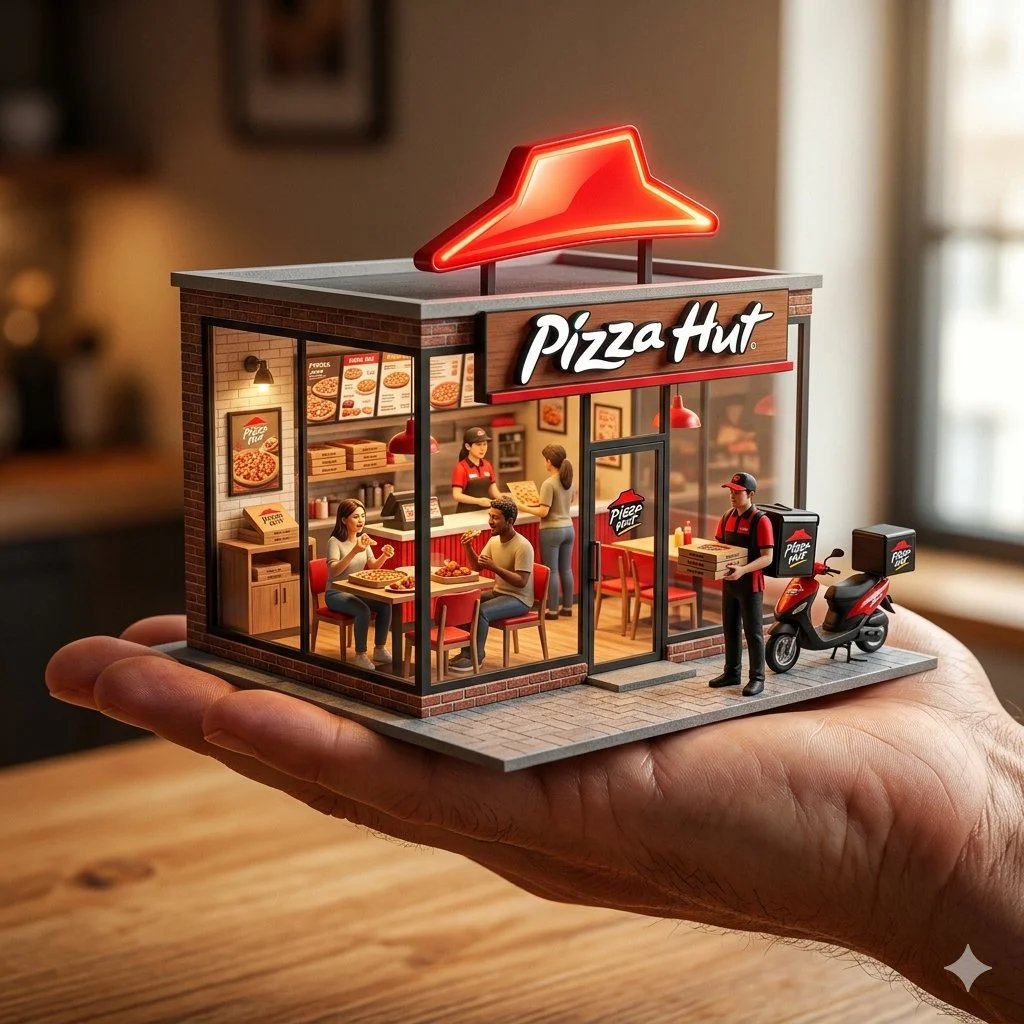 prompt seen Premium AI Prompt: An Ultra-realistic Miniature Your Brand Showroom gemini ai photo