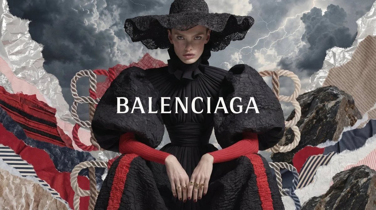 prompt seen Premium AI Prompt: Brand. A High Fashion Campaign Poster ai photo 2