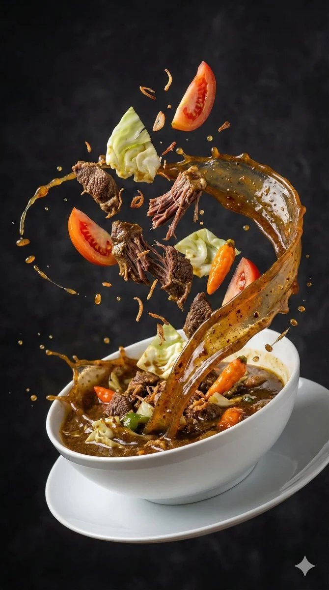 prompt seen Premium AI Prompt: Rich Asian Soup gemini ai photo