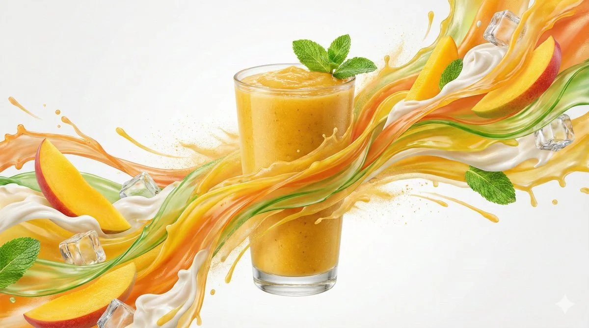 prompt seen Premium AI Prompt: Dynamic Flavor Wave Composition ai photo 2