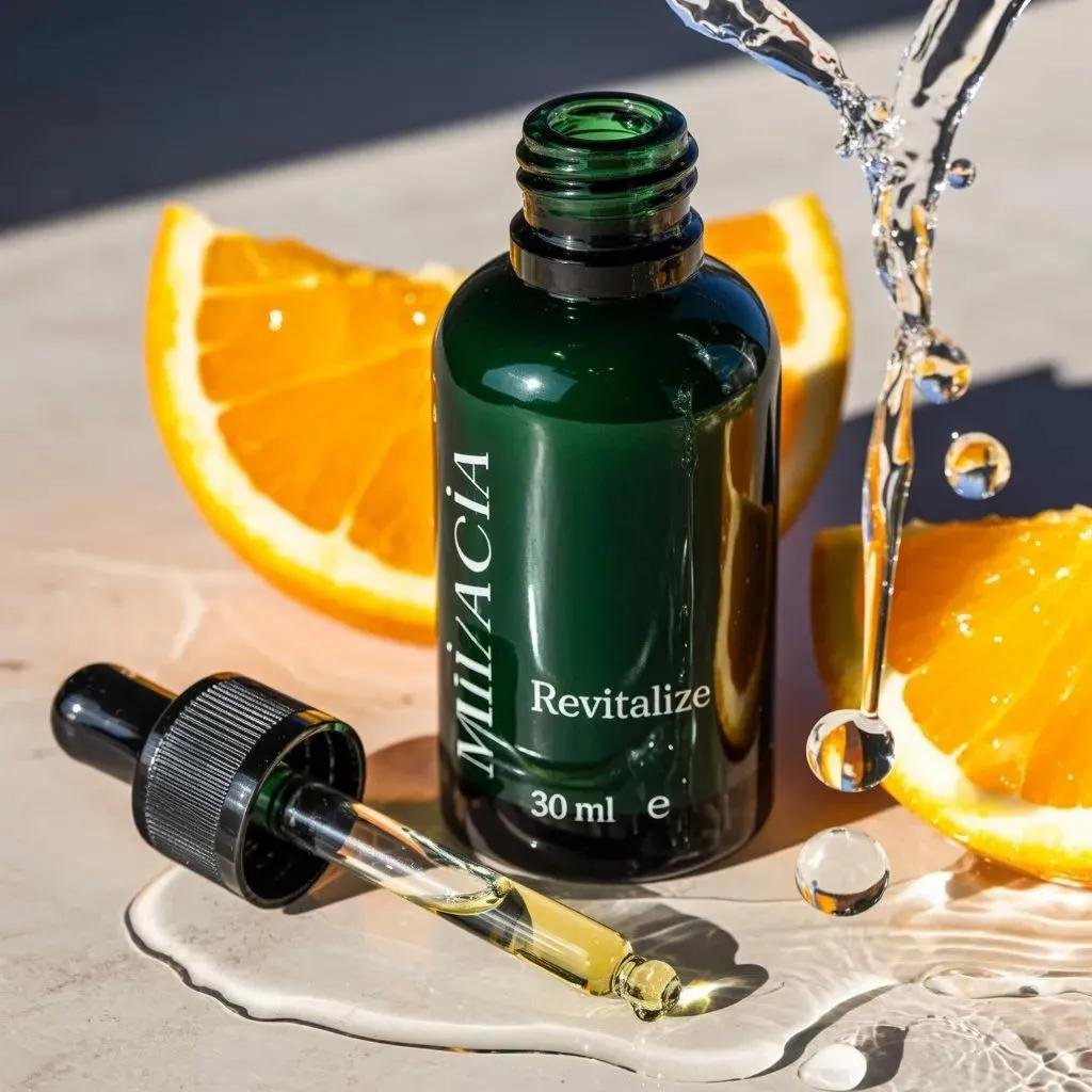 prompt seen Premium AI Prompt: Ultra-realistic Premium Skincare Serum Bottle (dark ai photo 2