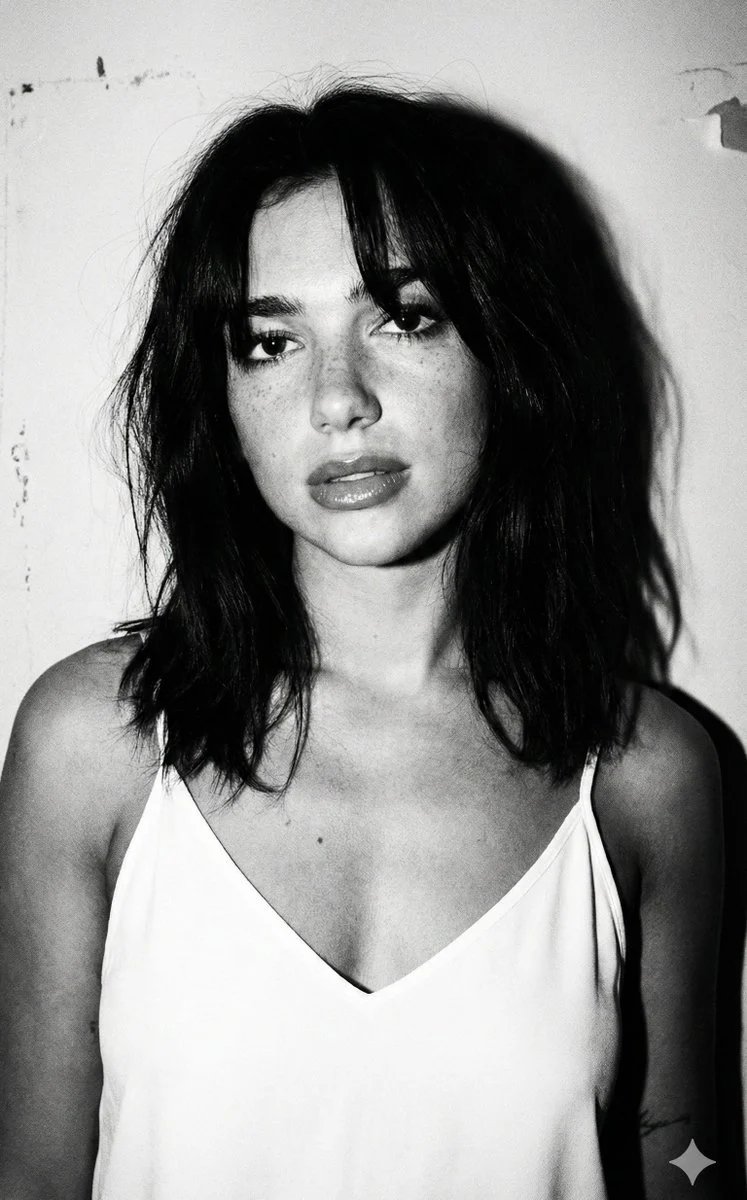 prompt seen Premium AI Prompt: Georgina Rodríguez Shoulder-length, Layered, Tousled ai photo 2