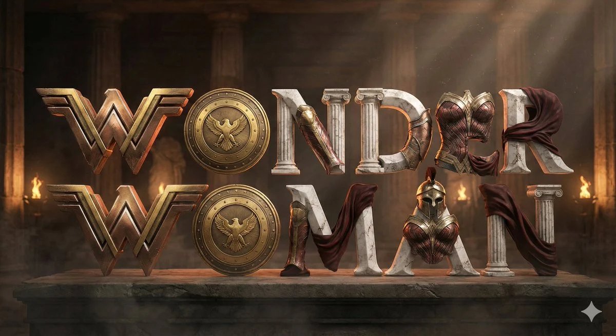 prompt seen Premium AI Prompt: Create A Cinematic 3d Typographic Composition ai photo 4