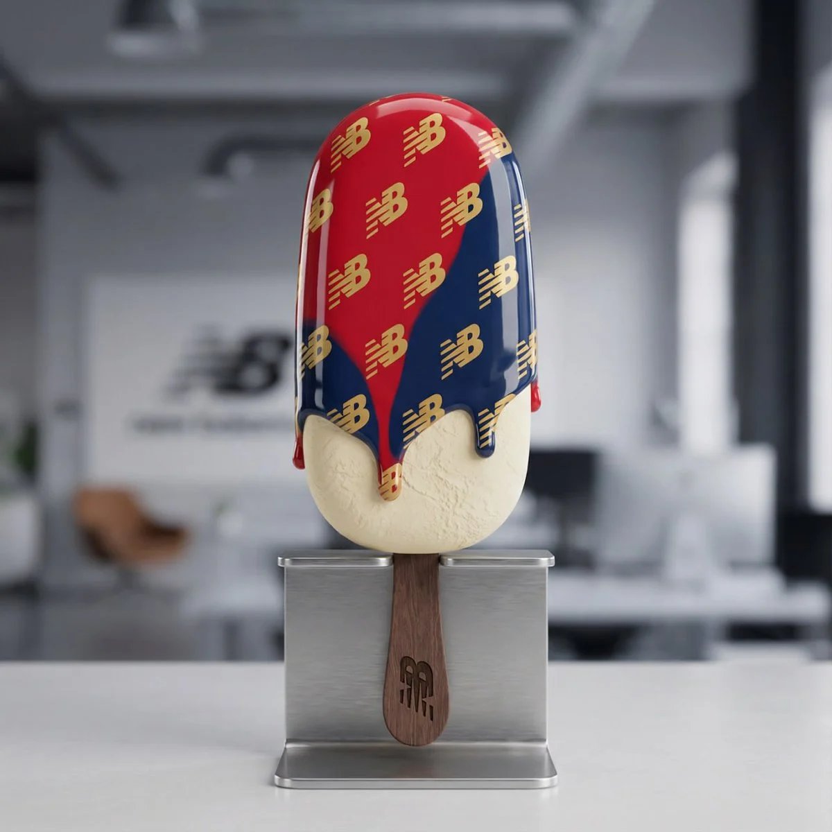 prompt seen Premium AI Prompt: Perfectly Vertical Hyperrealistic Popsicle gemini ai photo