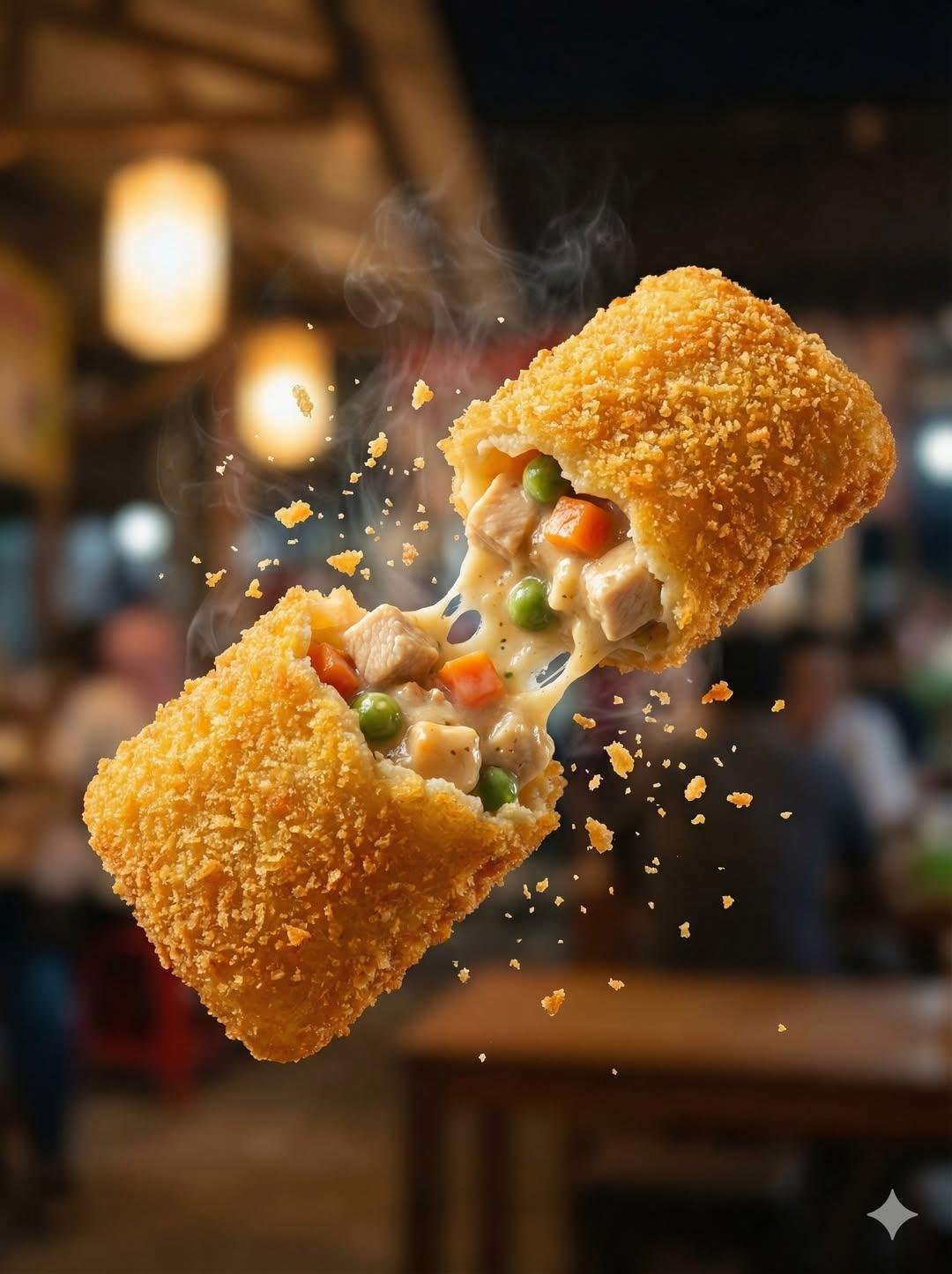 prompt seen Premium AI Prompt: Macro Food Photography Of A Crispy ai photo 2