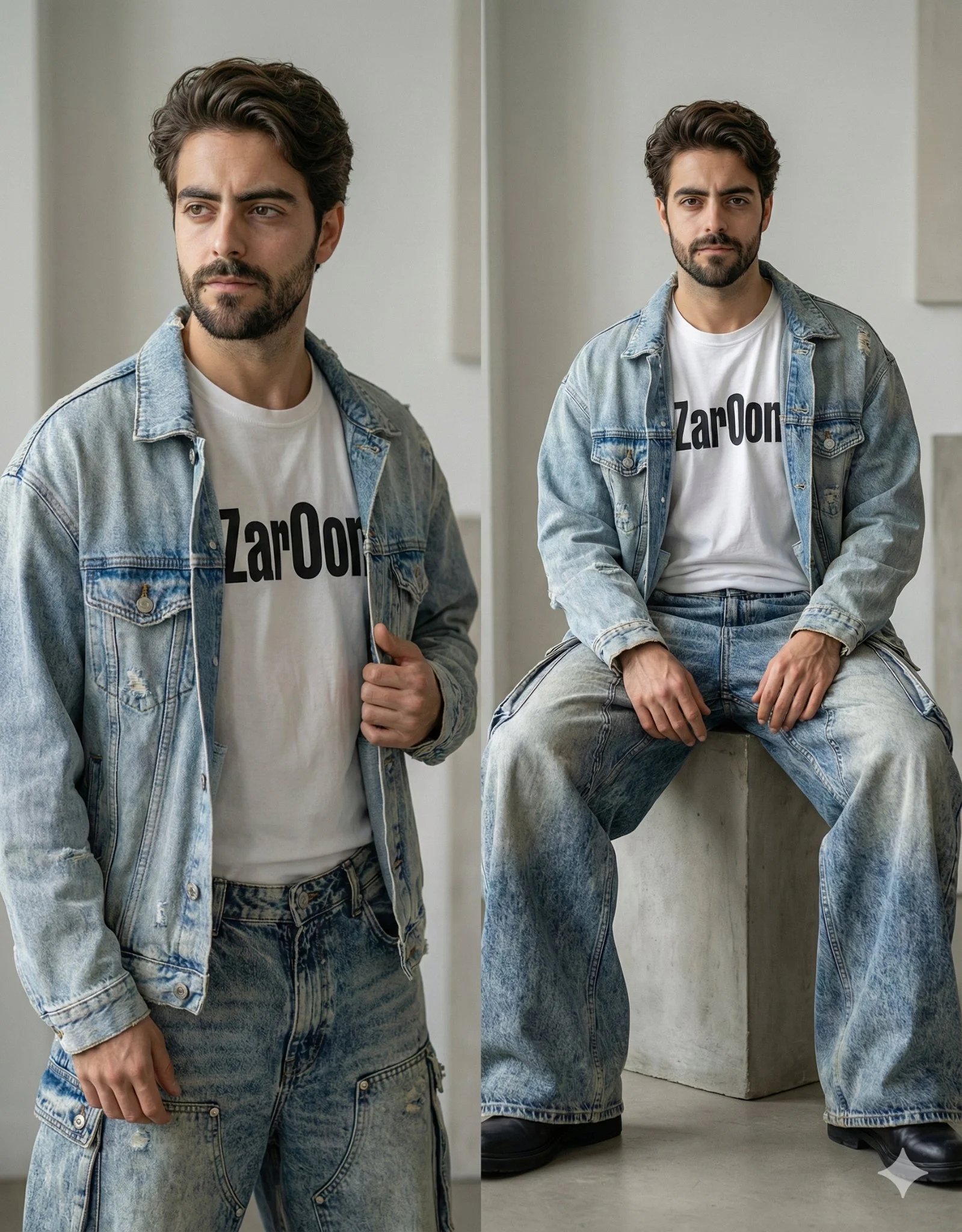 prompt seen Premium AI Prompt: Beard Makeup Minimal Natural ai photo 2