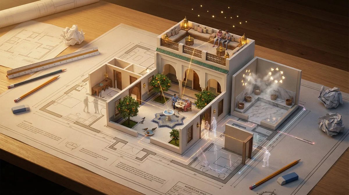prompt seen Premium AI Prompt: An Architectural Floor Plan Of Building gemini ai photo