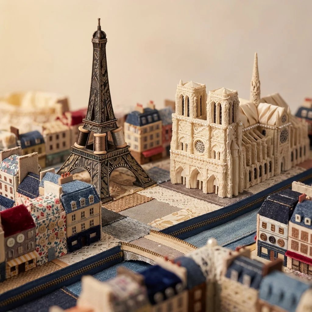 prompt seen Premium AI Prompt: Paris Anchor Location Material ai photo 2