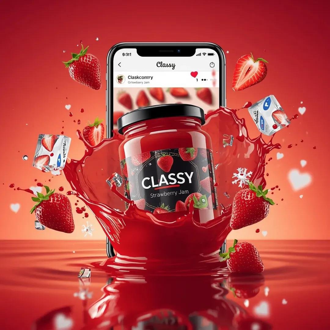 prompt seen Premium AI Prompt: Ultra-realistic Commercial Food Product Advertising Scene ai photo 3