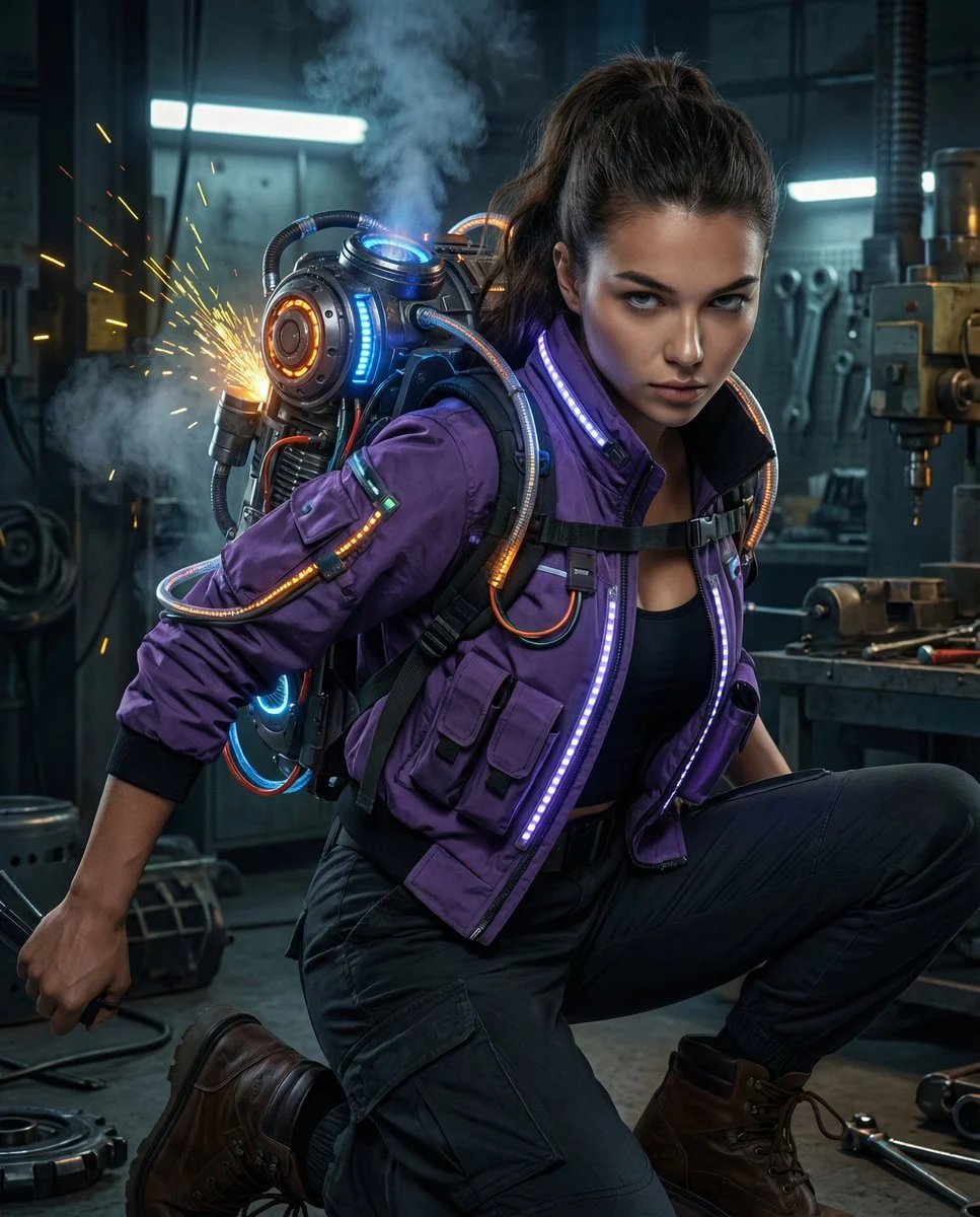 prompt seen Premium AI Prompt: Image Generation Prompt Massive Mechanical Industrial Exosuit Cinematic ai photo 2