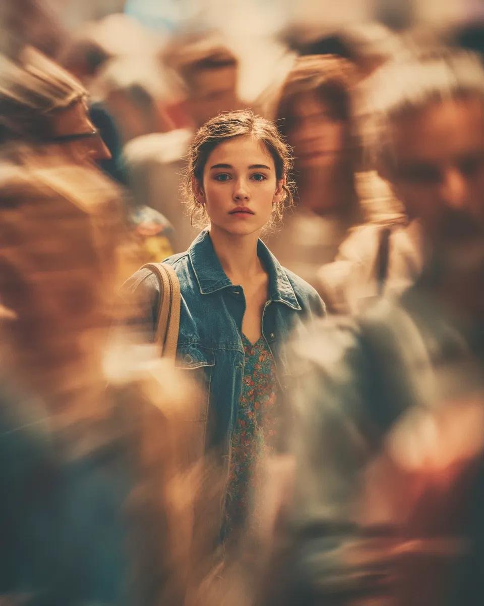 prompt seen Premium AI Prompt: Cinematic Portrait Of A Young Person gemini ai photo