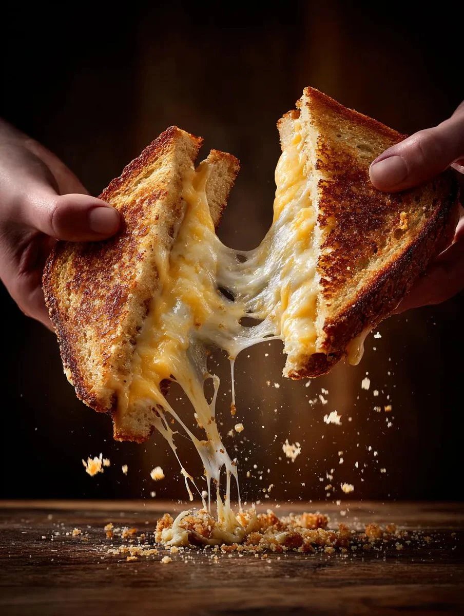 prompt seen Premium AI Prompt: Two Hands Pulling Apart A Grilled gemini ai photo