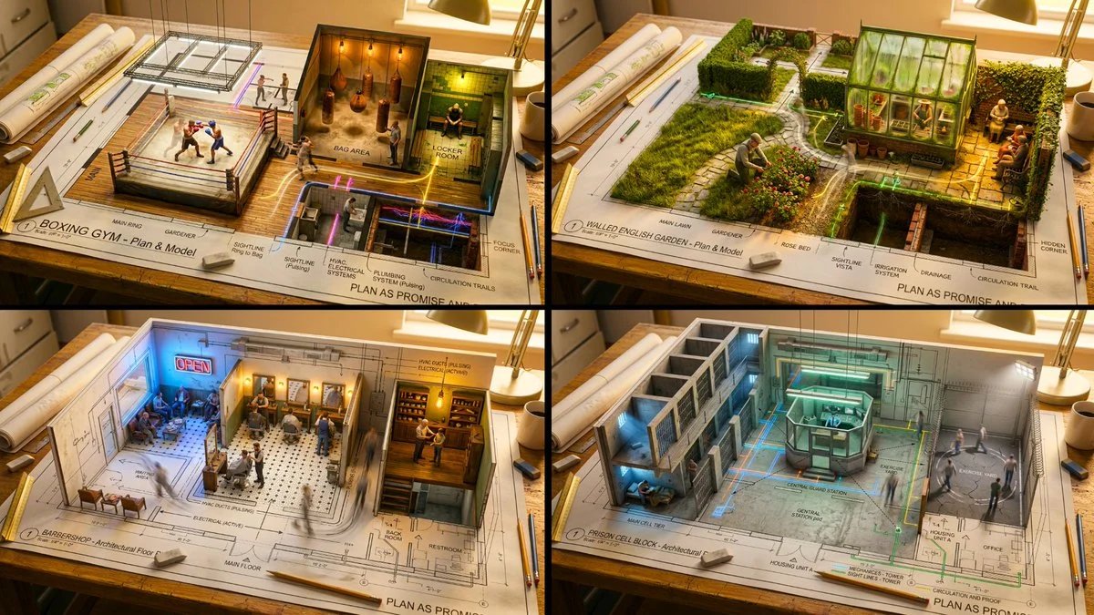 prompt seen Premium AI Prompt: An Architectural Floor Plan gemini ai photo