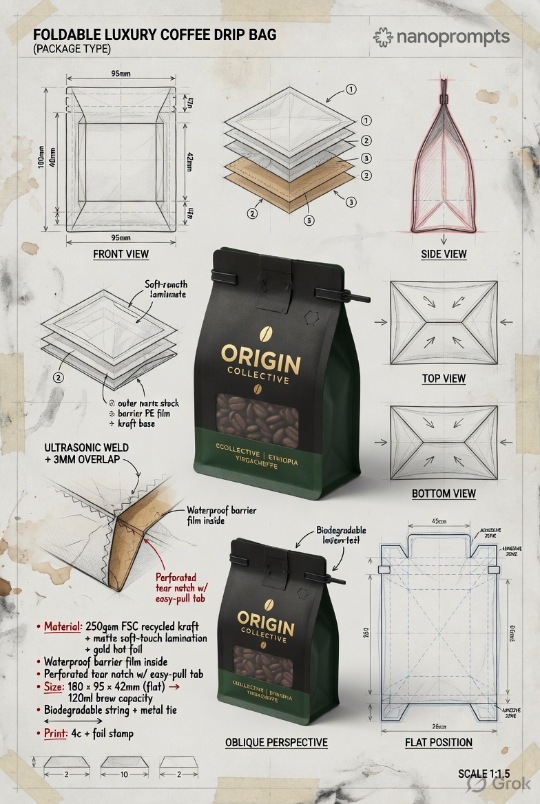 prompt seen Industrial Packaging Design ai photo
