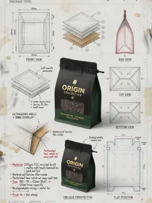 prompt seen Industrial Packaging Design ai photo
