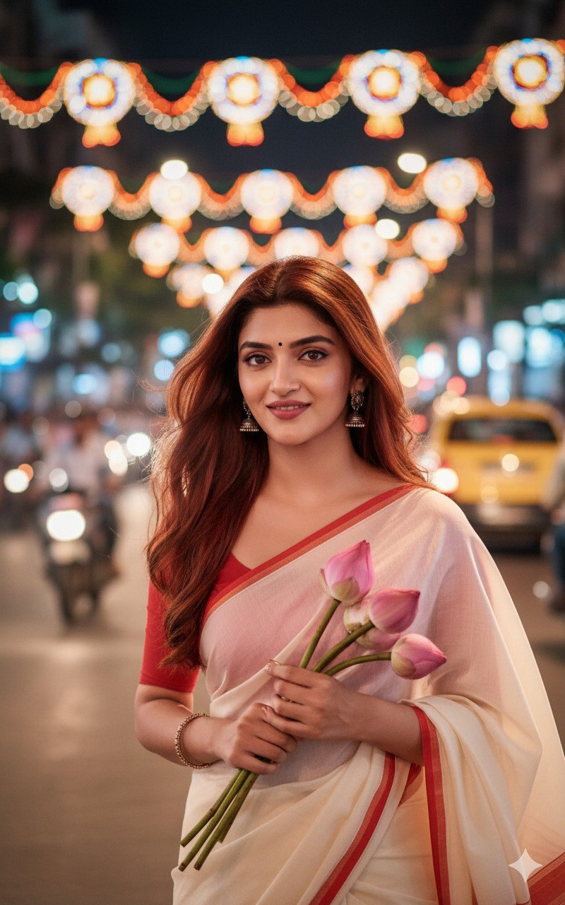 Kolkata Night Street Portrait