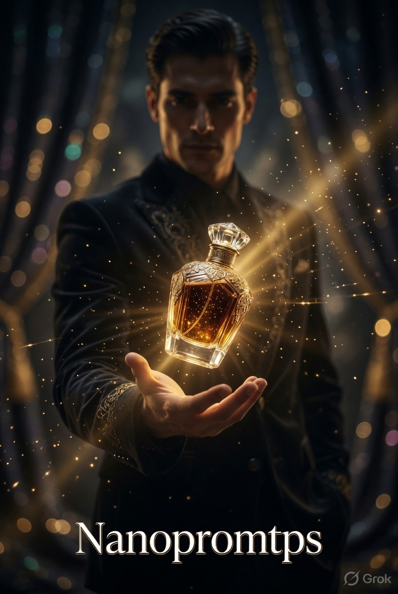 Levitating Perfume Magical Particle Hand