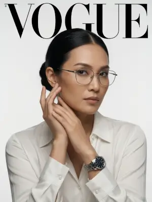 prompt seen Minimalist VOGUE Fashion Editorial gemini ai photo