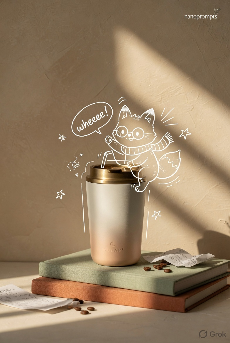 prompt seen Mixed Media Doodle Outline ai photo