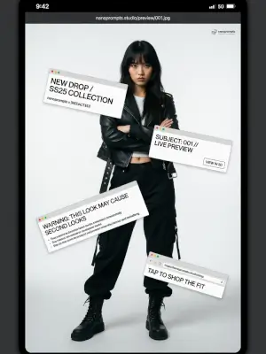 prompt seen Mobile Browser UI Overlay gemini ai photo
