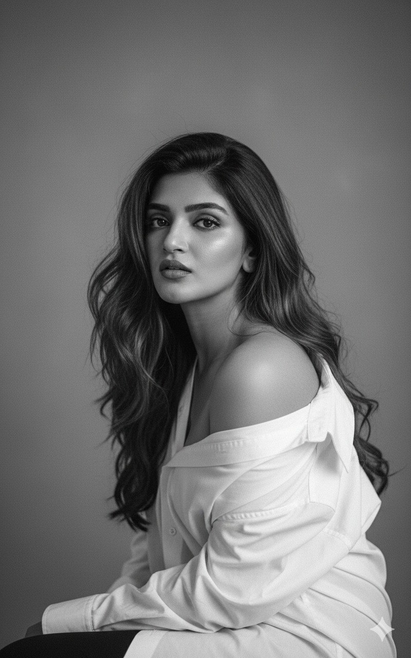 Monochromatic Editorial Portrait
