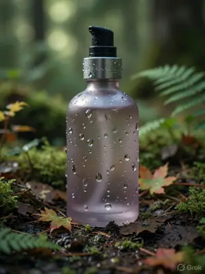 prompt seen Nahda Skincare / Perfume JSON ai photo