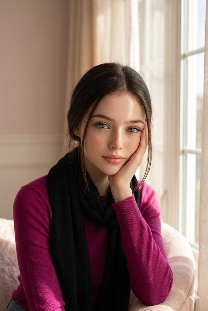 Pastel Room Magenta Portrait