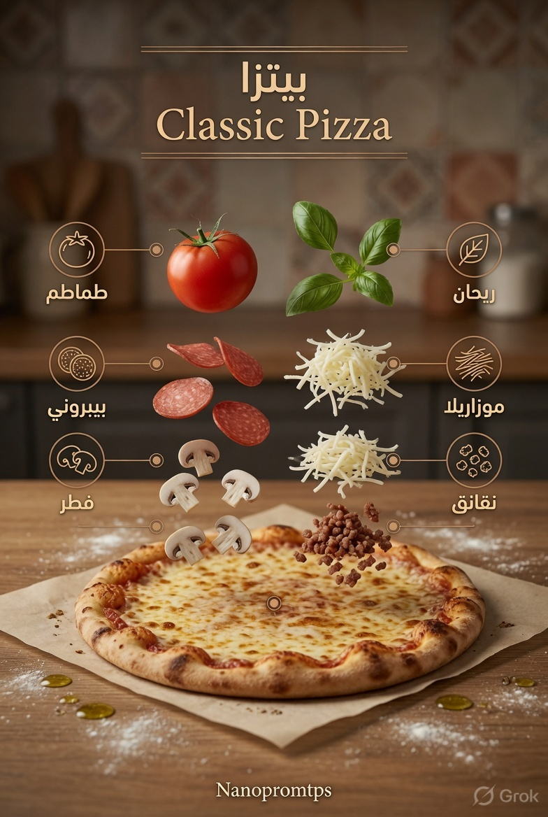 Pizza Exploded View Series