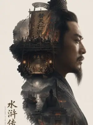 prompt seen Premium AI Prompt: A Collectible Epic Narrative Poster ai photo 4