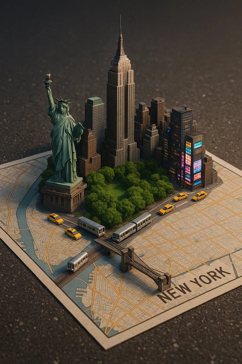 prompt seen Premium AI Prompt: A Street- Map Of City Name Placed ai photo 2