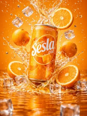prompt seen Premium AI Prompt: Beverage Can Hyper-realistic Ai-edited Commercial ai photo 3