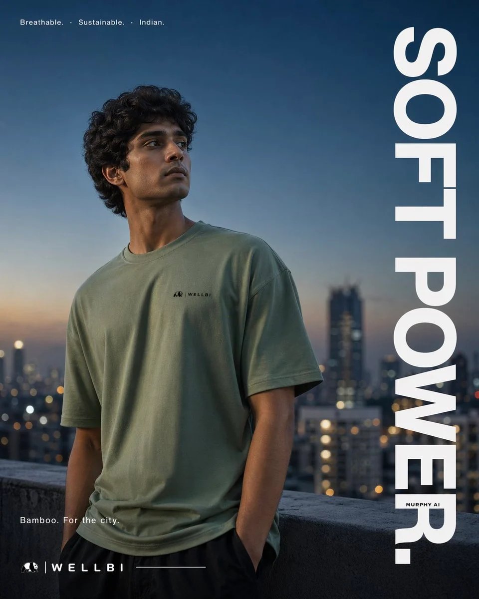 prompt seen Premium AI Prompt: Cinematic Product Poster Wellbi ai photo 3
